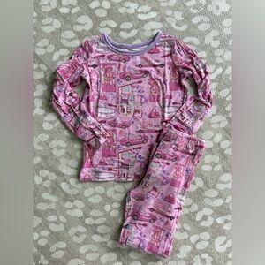 Charlie’s Project 2T Barbie dream house bamboo pajamas